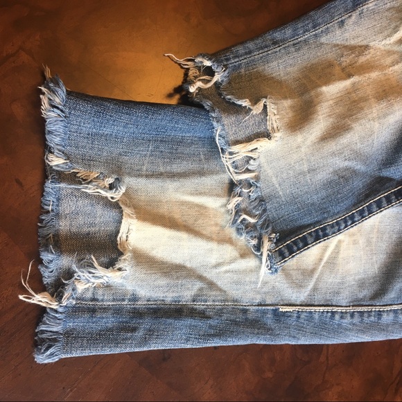 True Religion Bobby Big T Denim Shorts ~ 30 - Picture 8 of 16